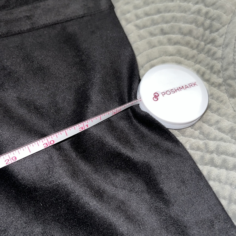 NWT Kenneth Cole suede Black Button-Up Dress - Picture 7 of 8